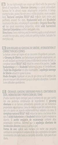 Natura Siberica Crema Gel para el Contorno de Ojos Ginseng Siberiano Hidratante y Anti Ojeras - 30 ml