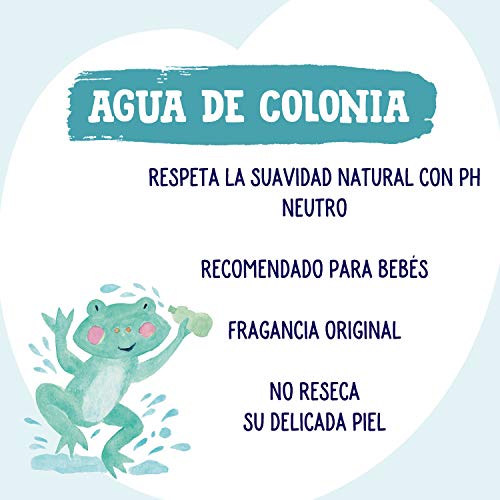 Nenuco Agua de Colonia recomendado para bebés,fragancia original - 600 ml