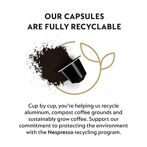 Nespresso Cápsulas – 50 Ristretto Descafeinado Cápsulas