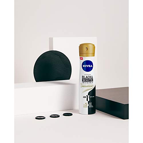 Nivea Black & White Invisible Silky Smooth Spray Desodorante 200 ml