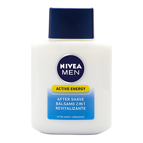 NIVEA MEN Active Energy Bálsamo 2en1 Revitalizante (1 x 100 ml), bálsamo after shave para el cuidado facial, bálsamo hidratante energizante
