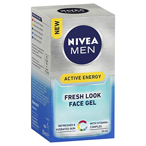 NIVEA MEN Active Energy Fresh Look, Gel Facial Hidratante, 50 ml