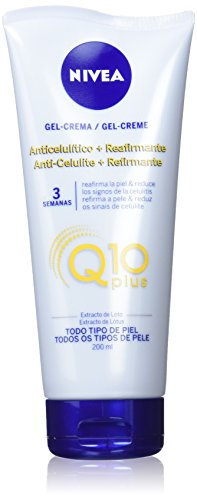 NIVEA Q10 Plus - Gel-Crema Anticelulítico + Reafirmante, para Reducir los Signos de la Celulitis, de Cuidado Corporal - 1 x 200 ml