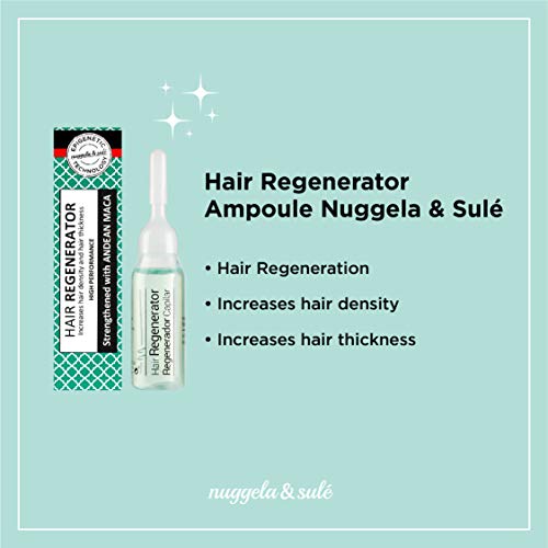 Nuggela & Sulé Tratamiento Regenerador Capilar, 2udsx10ml.- Alto Rendimiento. Ingredientes activos que estimulan el crecimiento del cabello, aumentan su grosor y densidad. Finalista MEJOR PRODUCTO.