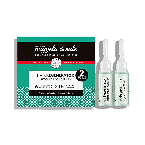 Nuggela & Sulé Tratamiento Regenerador Capilar, 2udsx10ml.- Alto Rendimiento. Ingredientes activos que estimulan el crecimiento del cabello, aumentan su grosor y densidad. Finalista MEJOR PRODUCTO.