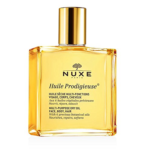 NUXE - Dry Oil Huile Prodigieuse MULTI-USAGE SKIN CARE - NOURISHES, REPAIRS AND SOFTENS - Face Body and Hair - Pack 2 x 100ML