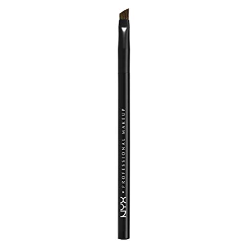 NYX PROFESSIONAL MAKEUP brocha para ojos y cejas Pro Angeled brush 19 fibra