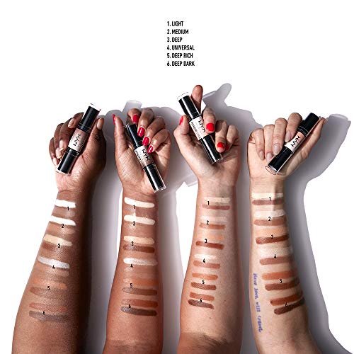 NYX PROFESSIONAL MAKEUP - Maquillaje Contouring Wonder Stick, Contouring e Iluminador en Crema - Tono Light