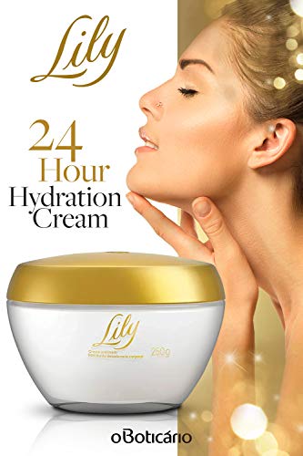 O Boticario Lily Essence Cream Satin Body Moisturizer [Lily Creme Acetinado Hidratante Corporal] 250g by O Boticario