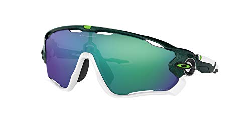 OAKLEY 0OO9290 Gafas de sol para Unisex, Verde/Metalizado/Blanco, 0