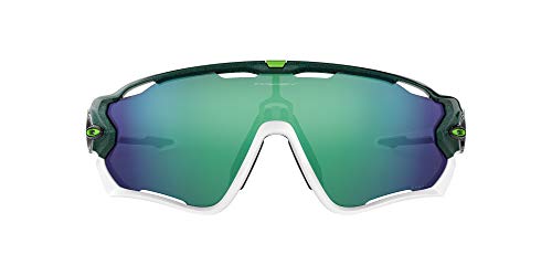 OAKLEY 0OO9290 Gafas de sol para Unisex, Verde/Metalizado/Blanco, 0