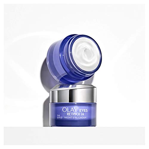 Olay Crema para Contorno de Ojos de Noche sin Fragancia para Una Piel Suave y Radiante con Retinol y Vitamina B3