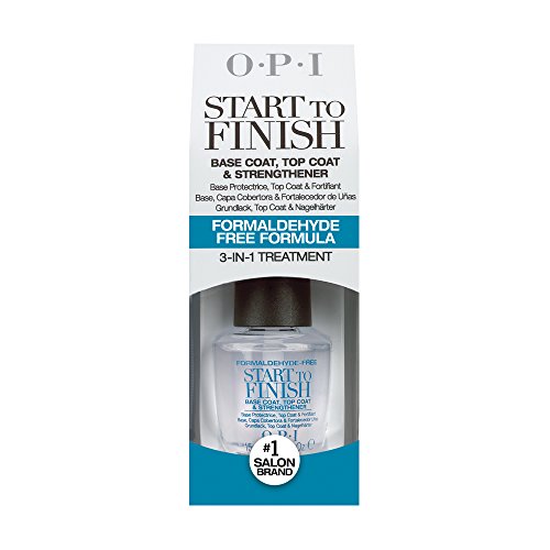 OPI Capa Base, Capa Superior Y Fortalecedor De Uñas (Fórmula Libre De Formaldehído) - 15 ml.