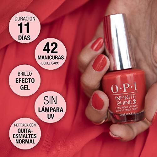 OPI Infinite Shine - Esmalte de Uñas Semipermanente a Nivel de una Manicura Profesional, 'Bubble Bath' Color Rosa - 15 ml