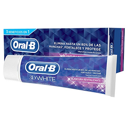 Oral-B 3D White Blancura Revitalizante Pasta Dentífrica, 75 ml