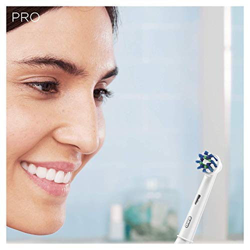 Oral-B PRO 2 2000N CrossAction - Cepillo Eléctrico Recargable con Tecnología de Braun, 1 Mango, 2 Modos Incluyendo Cuidado de Las Encías Y 1 Cabezal de Recambio