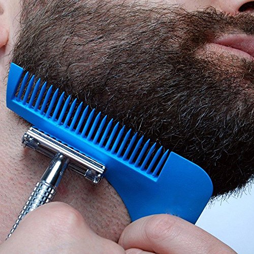 outletissimo peine de precisión Ajuste Modella Barba Bigote basette pizzetto Hombre Moda Fashion New Novita