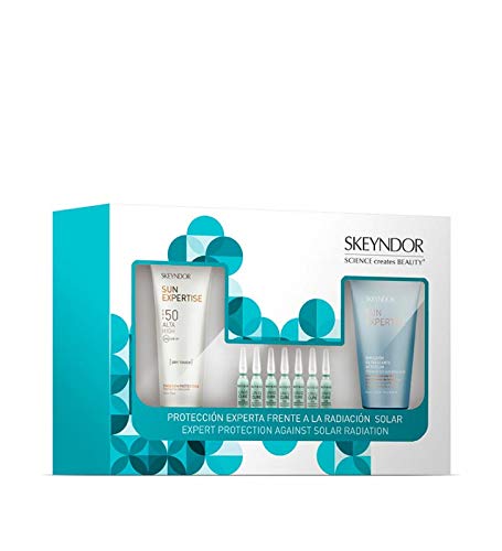 PACK SOLAR SUN EXPERTISE. EMULSIÓN DRY TOUCH SPF50 + AMPOLLAS HYDRATING + REGALO - SKEYNDOR