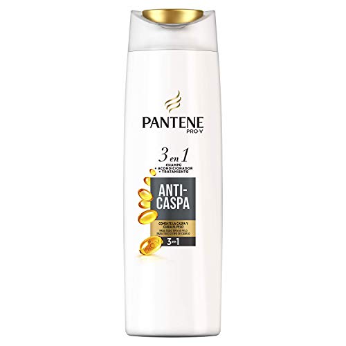 Pantene Pro-V Anti-Caspa Champú, Acondicionador y Tratamiento 3 en 1, Deja el Pelo Increíblemente Limpio, 300 ml