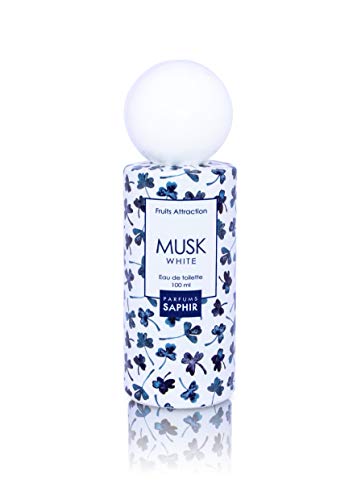 PARFUMS SAPHIR Fruit Attraction Musk White Eau de Toilette para Mujeres - 100 ml