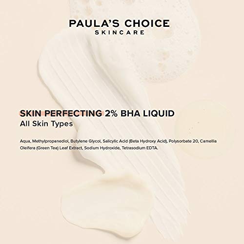 Paula's Choice Skin Perfecting 2% BHA Exfoliante Liquido - Peeling Facial Combate los Puntos Negros, Poros Dilatados y Acne - con Ácido Salicílico - Piel Mixta a Grasa - 30 ml