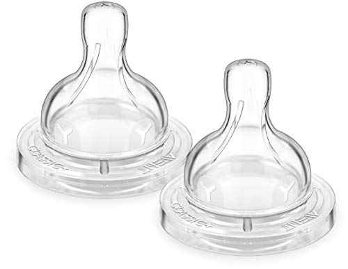 Philips Avent SCF636/27 - Tetina de silicona anti-cólicos para cereales, compatibles con el biberón Classic, 6m+