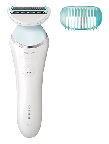 Philips SatinShave Advanced Afeitadora eléctrica en seco y húmedo BRL130/00 - Depiladora femenina (Azul, Blanco, Li-Ion, 8 V, 8 h, 60 min)