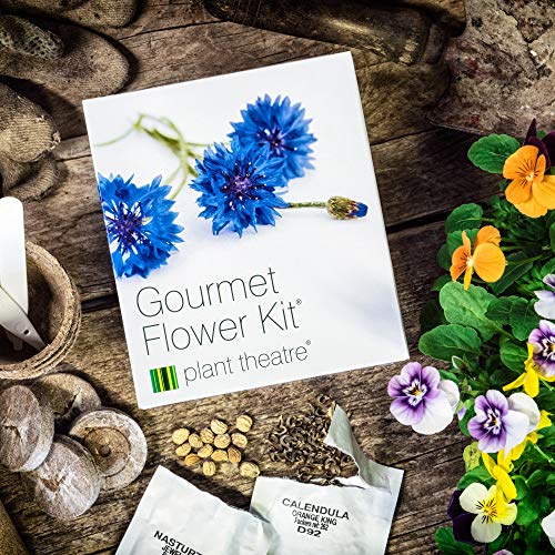 Plant Theatre  - Kit de germinación Flores comestibles Gourmet