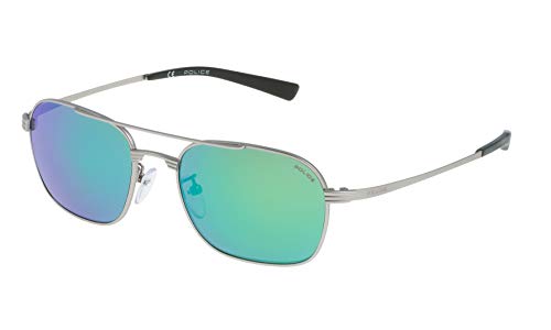 Police SK53952581V Gafas de sol, Gris, 52 para Hombre