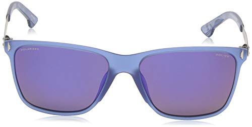 Police SPL36557J15B Gafas de sol, Azul, 57 para Hombre