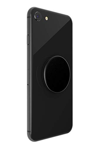 PopSockets PopGrip - Soporte y Agarre para Teléfonos Móviles y Tabletas con un Top Intercambiable - Black