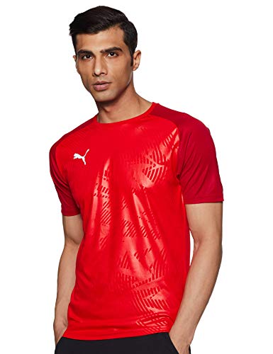 PUMA Cup Training Jersey Core Maillot, Hombre, Red/Chili Pepper, L