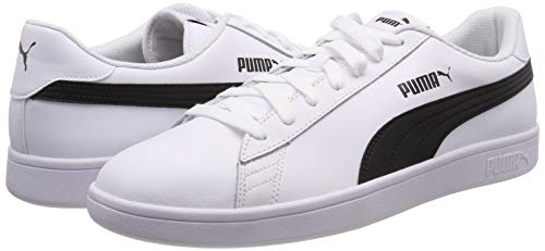 PUMA Smash V2 L, Zapatillas para Hombre, Blanco White Black, 42 EU