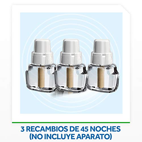 Raid - Recambio para Difusor Eléctrico Anti Mosquitos Comunes y Tigre 135 Noches, Blanco