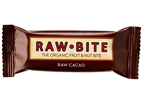 Raw Bite Barrita Energética Ecológica 12 x 50g Cacao