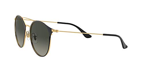 Ray-Ban 0Rb3546 Gafas de sol, Gold Top Black, 52 Unisex-Adulto