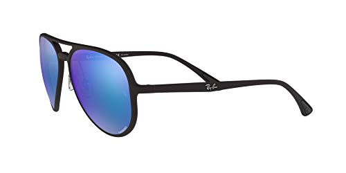 Ray-Ban 0RB4320CH Gafas de sol, Matte Black, 57 Unisex