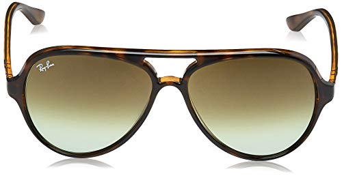 Ray-Ban 4125 Gafas de sol, Havana, 57 para Hombre