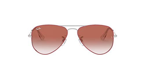 Ray-Ban JUNIOR 0RJ9506S Gafas de sol, Silver On Top Red, 50 Unisex