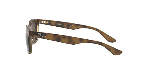 RAY-BAN JUNIOR Rj9052S Gafas de sol, Marrón (Gestell: Havana, Gläser: Braun Klassisch 152/73), 49 Unisex-Niño