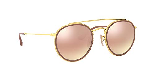 Ray-Ban RB3647N 001/7O 51-22, Gafas de Sol Unisex, Dorado , 51