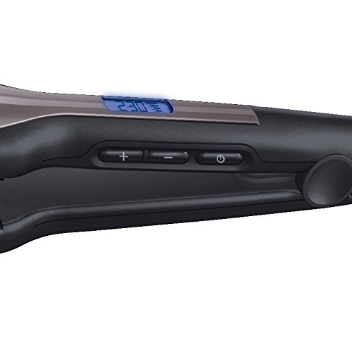 Remington Pro Ceramic Extra S5525 - Plancha de Pelo, Cerámica Avanzada, Digital, Placas Flotantes, Negro y Morado