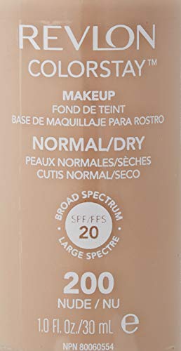 Revlon ColorStay Base de Maquillaje piel normal/seca FPS20 (#200 Nude) 30ml