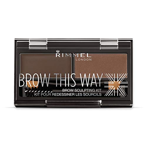 Rimmel London Brown This way Kit esculpidor de cejas, Tono 003 Dark Brown - 1.1 gr