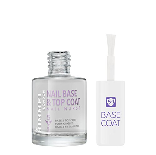 Rimmel London Nail Nurse Base & Top Coat 5 en 1 Tratamiento para uñas Tono 5 en 1 - 12 ml