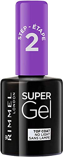 Rimmel London Super Gel Top Coat Tono Top Coat, 12 ml