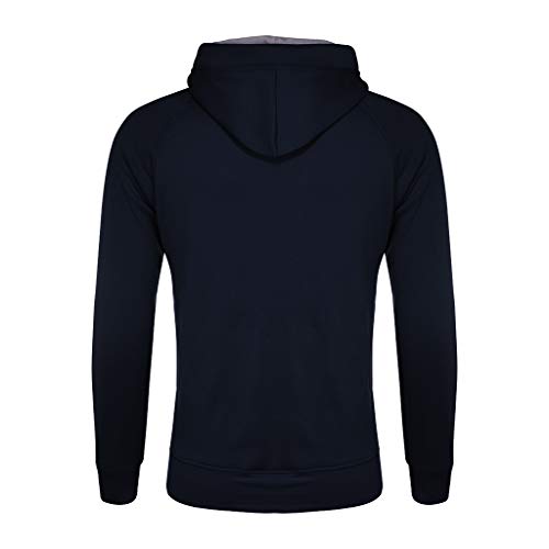 riou Sudadera Hombres Suelto Hoodie Deportes Casual Manga Larga Sudadera con Capucha Top Blusa Otoño Invierno Chándales Western Yoga Corbata Pullover