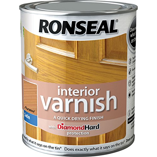 Ronseal RSLIVSPW250-250Ml Secado Rápido Satén Interior Varnish - Peral