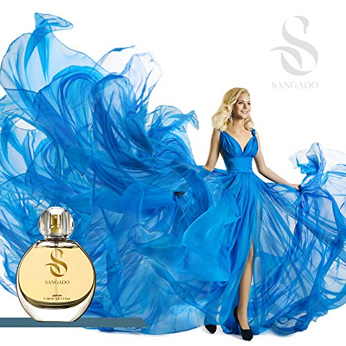 SANGADO Lady Divine Perfume para Mujeres, Larga Duración de 8-10 horas, Olor Lujoso, Oriental Vainilla, Francesas Finas, Extra Concentrado (Parfum), Spray de 50 ml, Un Gran Regalo Para Mujeres