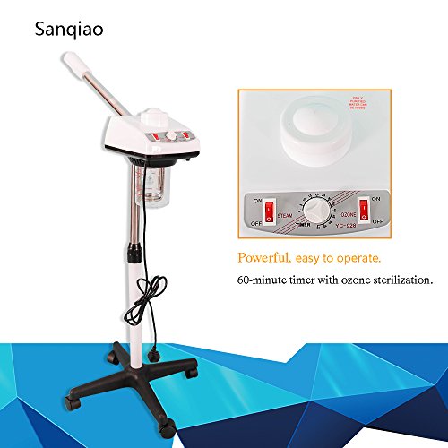 Sanqiao facial vaporizador de nanómetro iónico limpieza profunda de poros hidratante vapor facial y función ozono 750W